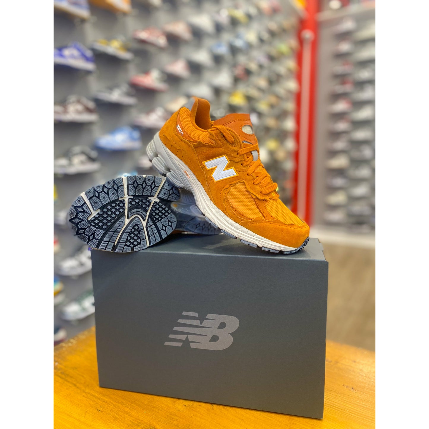 New Balance 2002R Protection Pack Vintage Orange from New Balance