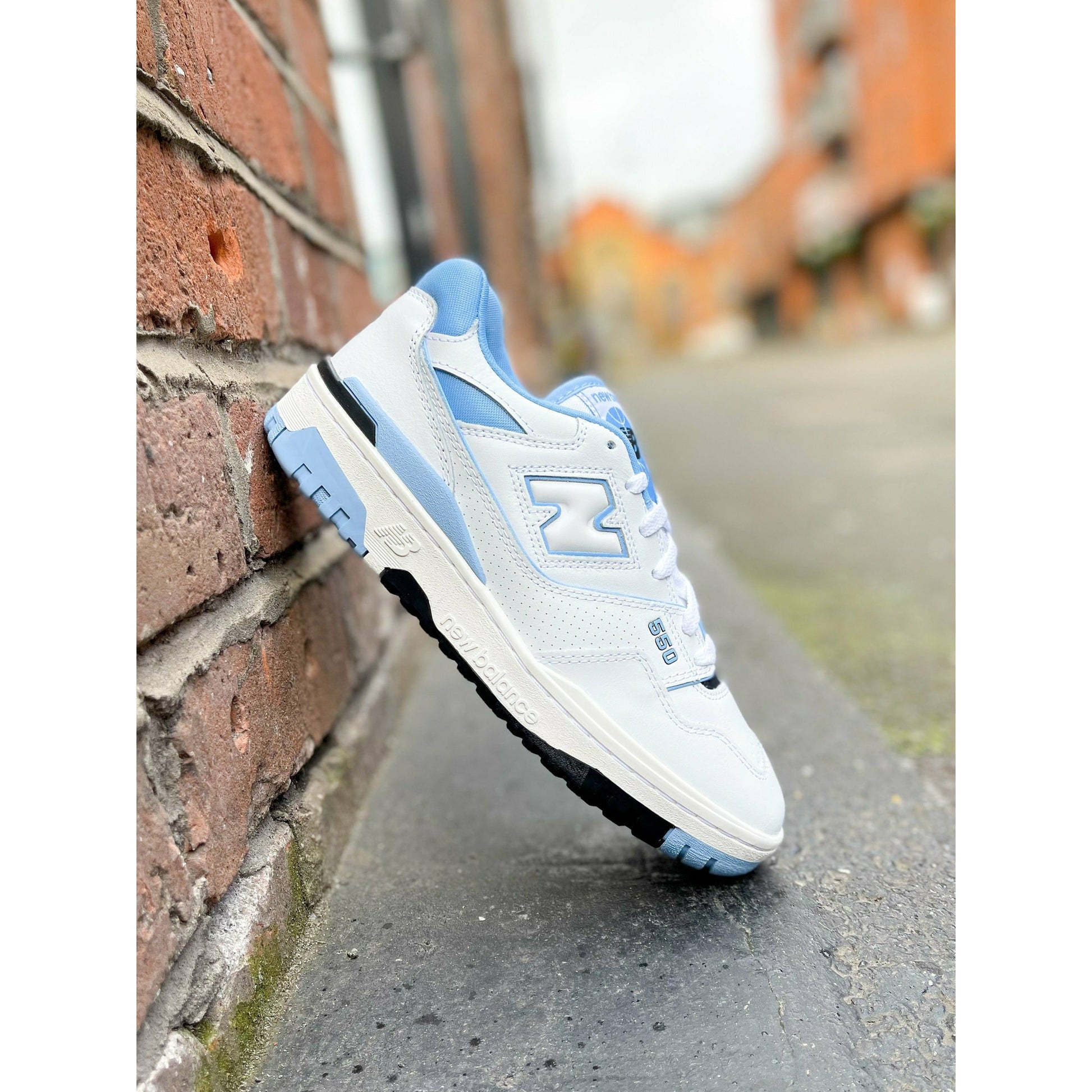 New Balance 550 UNC White University Blue by New Balance from £66.00