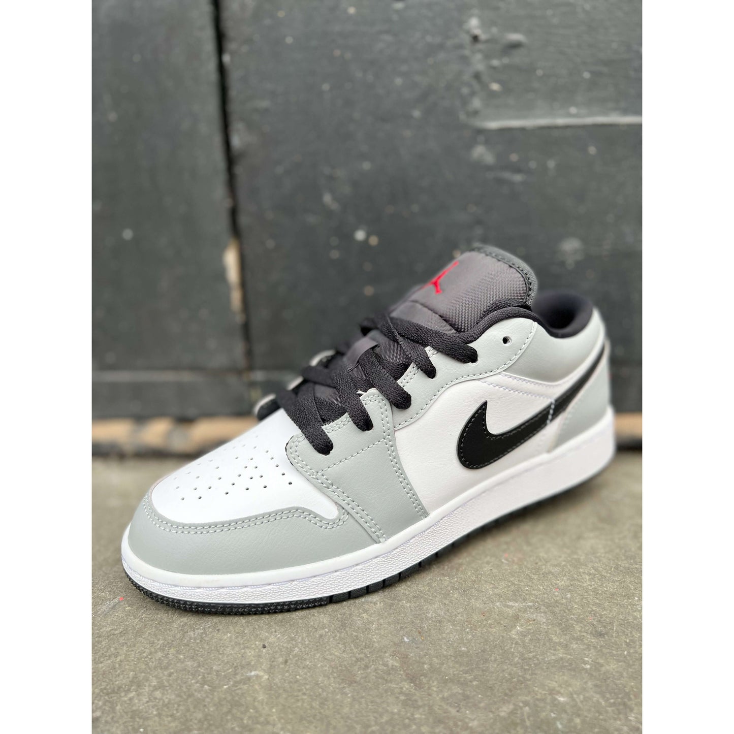 Air Jordan 1 Low Smoke Grey by Jordan's in Shoes. Available at KershKicks for £195.00. A must-have for fans of Jordan's looking to elevate their style with this Shoes.