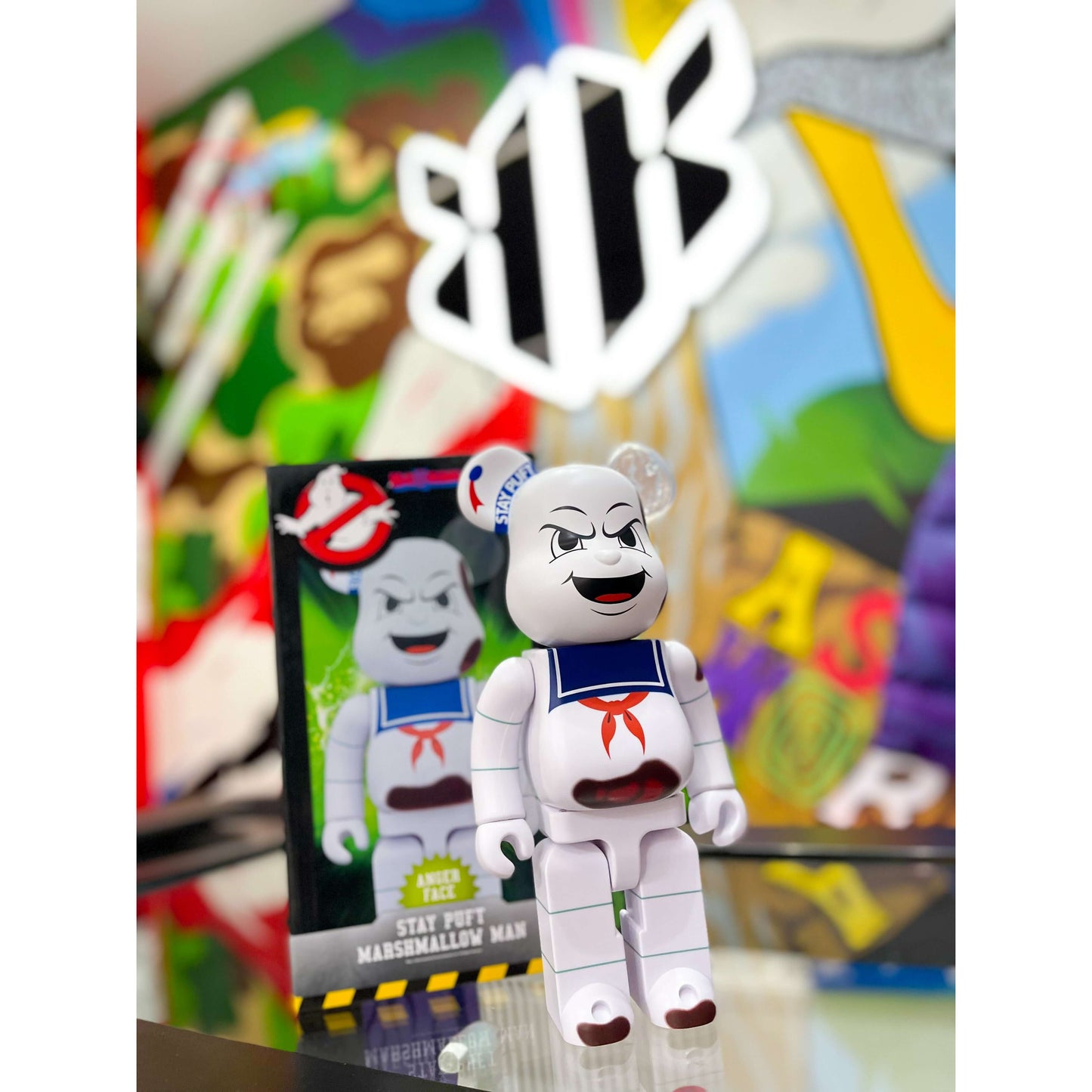 Bearbrick Stay Puft Marshmallow Man 400% White by Bearbrick from £162.99