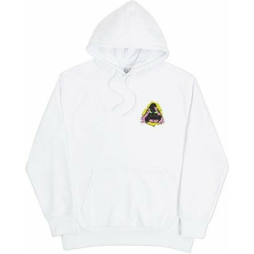 Palace Tri-Ripper Hoodie White by Palace in . Available at KershKicks for £170.00. A must-have for fans of Palace looking to elevate their style with this Hoodie.