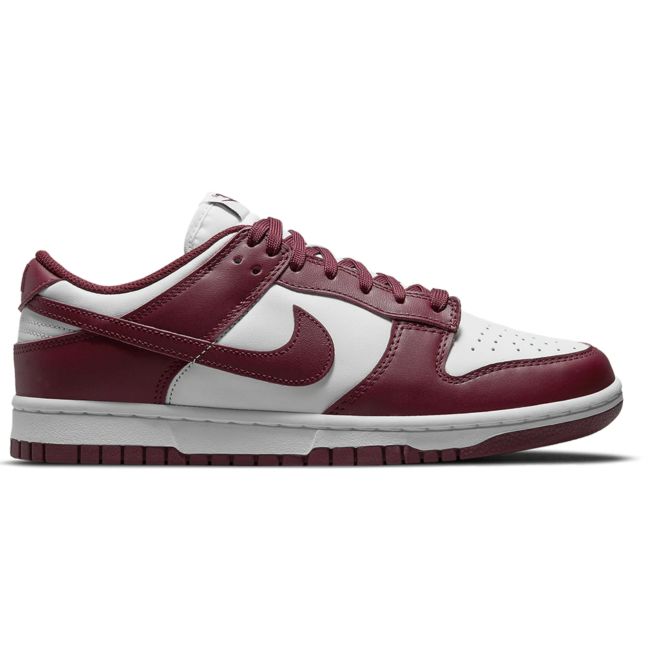 Nike Dunk Low Bordeaux (W) by Nike in Shoes. Available at KershKicks for £225.00. A must-have for fans of Nike looking to elevate their style with this Shoes.