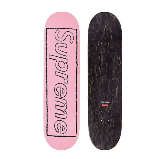 KAWS Chalk Logo Skateboard by Supreme in Clothing Accessories. Available at KershKicks for £110.00. A must-have for fans of Supreme looking to elevate their style with this Accessories.