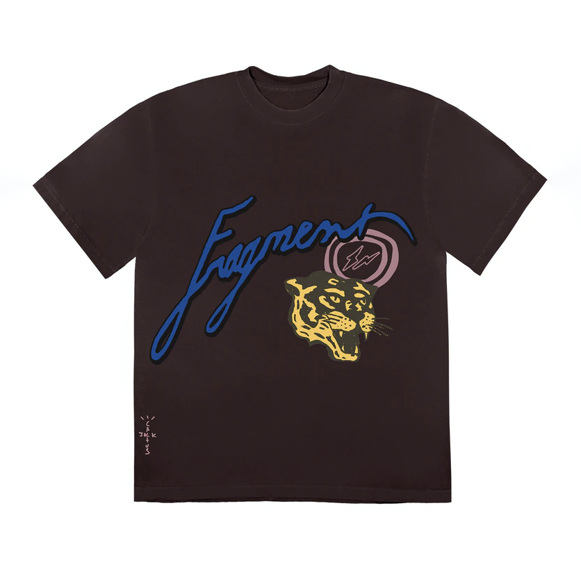 Travis Scott Cactus Jack For Fragment Icons Tee Brown from Travis Scott