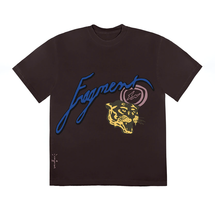 Travis Scott Cactus Jack For Fragment Icons Tee Brown by Travis Scott in . Available at KershKicks for £90.00. A must-have for fans of Travis Scott looking to elevate their style with this T-Shirt.