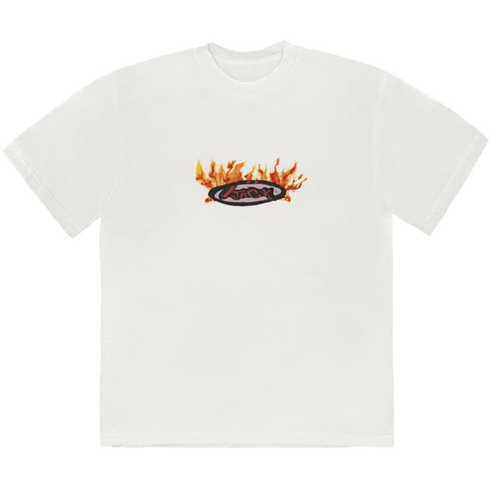Travis Scott Cactus Jack Flame Tee by Travis Scott in . Available at KershKicks for £95.00. A must-have for fans of Travis Scott looking to elevate their style with this T-Shirt.