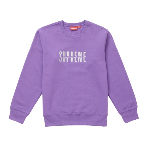 Supreme World Famous Crewneck Violet by Supreme from £250.00