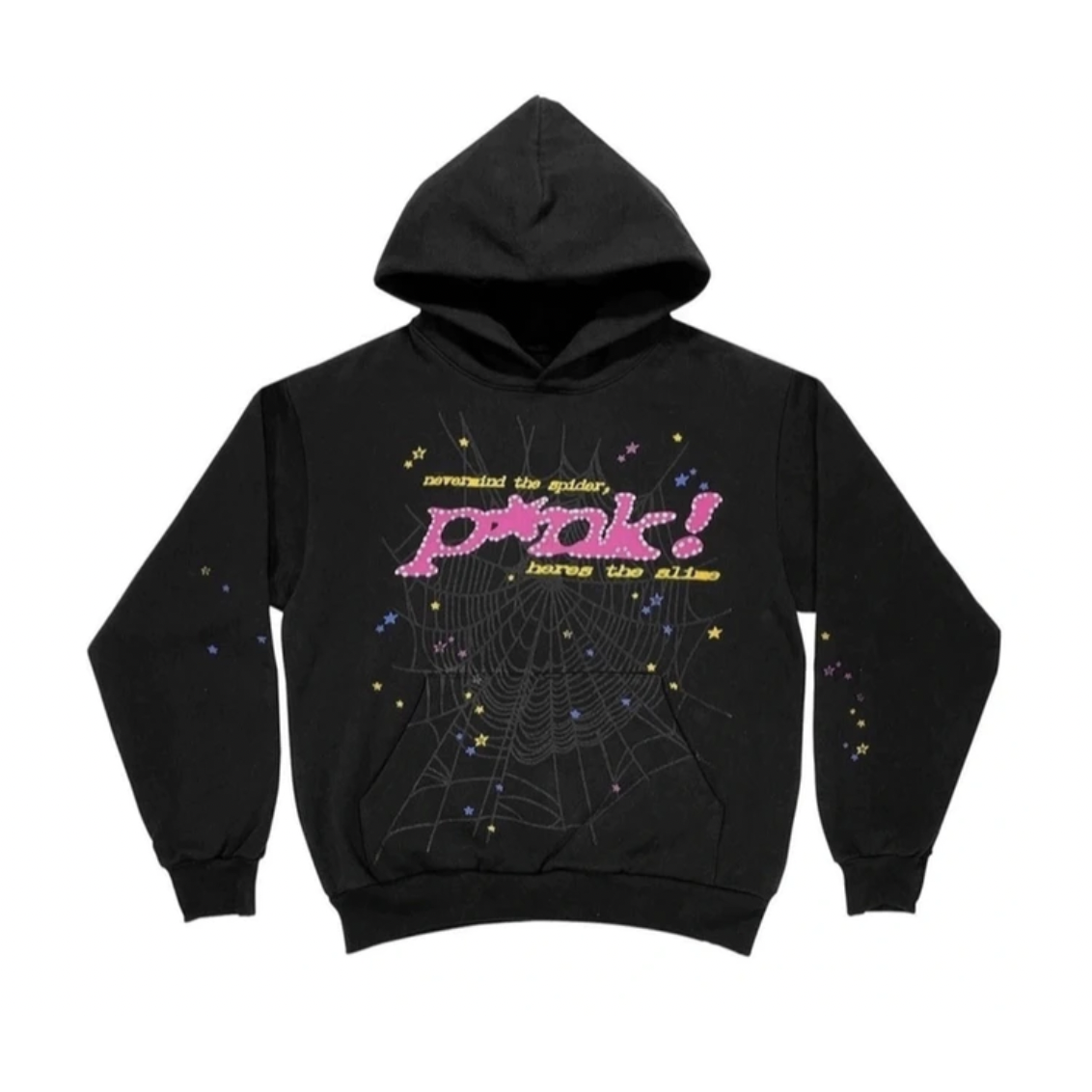 Sp5der P*NK Hoodie Black from Young Thug