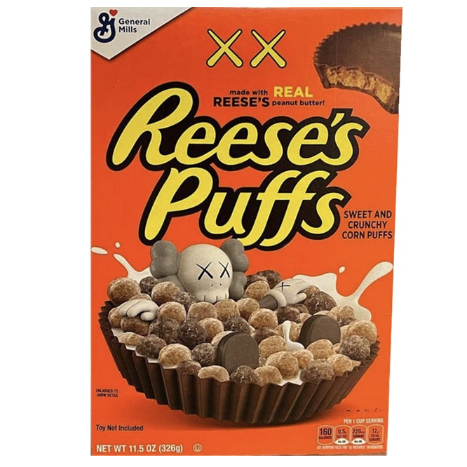 KAWS x Reese's Puffs Cereal from Kaws
