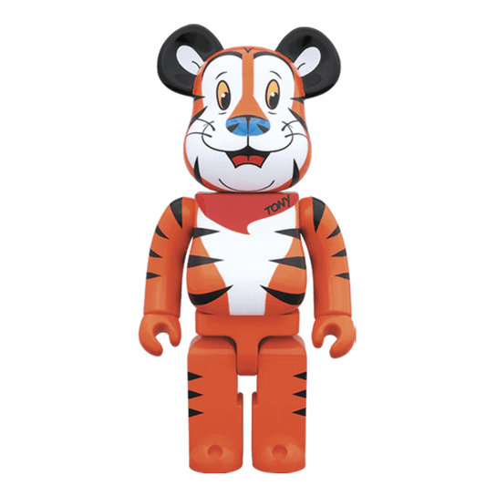 Bearbrick x Kellogg's Tony The Tiger 1000% by Bearbrick in Clothing Accessories. Available at KershKicks for £950.00. A must-have for fans of Bearbrick looking to elevate their style with this Accessories.