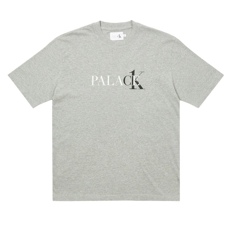 Palace CK1 T-shirt Light Grey Heather from Palace