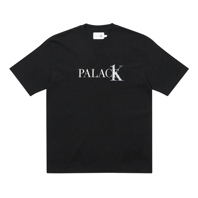 Palace CK1 T-shirt Black by Palace in . Available at KershKicks for £90.00. A must-have for fans of Palace looking to elevate their style with this T-Shirt.