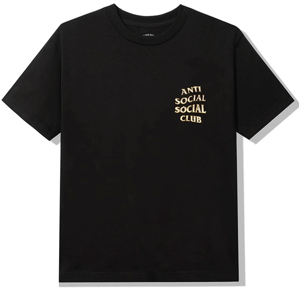 ANTI SOCIAL SOCIAL CLUB GOLDY TEE - BLACK by Anti Social Social Club in Uncategorized. Available at KershKicks for £65.00. A must-have for fans of Anti Social Social Club looking to elevate their style with this T-Shirt.