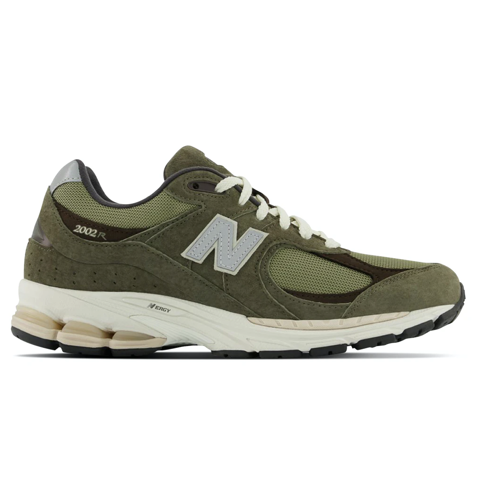 New Balance 2002RHN Dark Camo by New Balance in Shoes. Available at KershKicks for £195.00. A must-have for fans of New Balance looking to elevate their style with this Shoes.