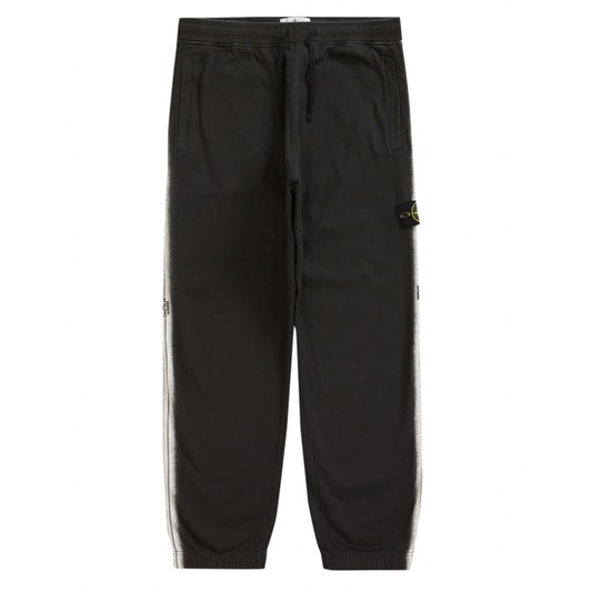 Supreme Stone Island Stripe Sweatpant Black by Supreme in Sweatpants. Available at KershKicks for £350.00. A must-have for fans of Supreme looking to elevate their style with this Sweatpants.