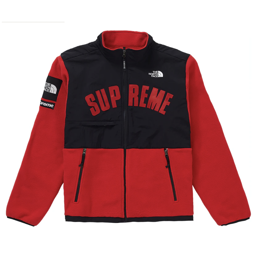 Supreme The North Face Arc Logo Denali Fleece Jacket Red from Supreme