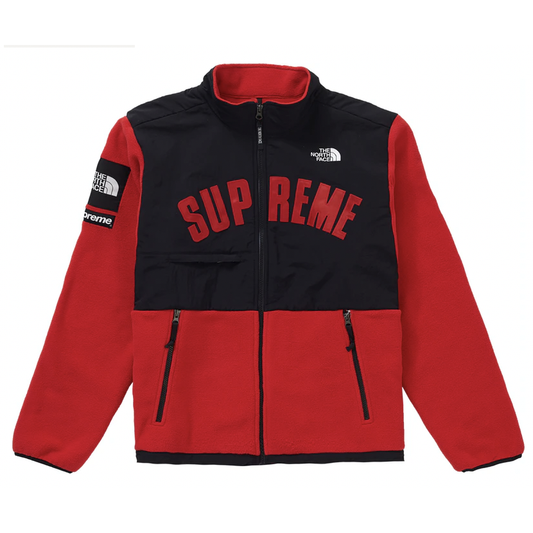Supreme The North Face Arc Logo Denali Fleece Jacket Red by Supreme in Clothing. Available at KershKicks for £450.00. A must-have for fans of Supreme looking to elevate their style with this Jacket.