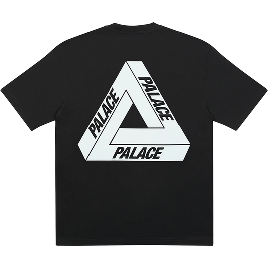 Palace Tri-To-Help T-Shirt Black/Baby Blue by Palace in . Available at KershKicks for £90.00. A must-have for fans of Palace looking to elevate their style with this T-Shirt.