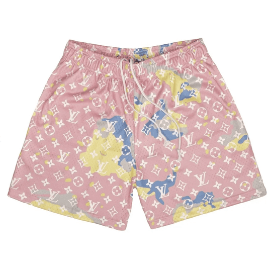 Bravest Studios White & Blue LV Shorts