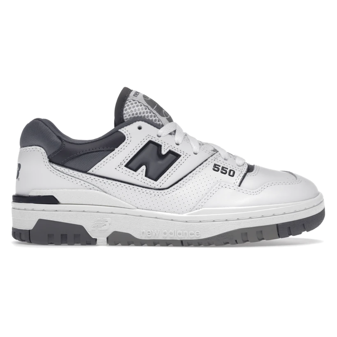New Balance 550 White Grey Dark Grey by New Balance in Shoes. Available at KershKicks for £185.00. A must-have for fans of New Balance looking to elevate their style with this Shoes.