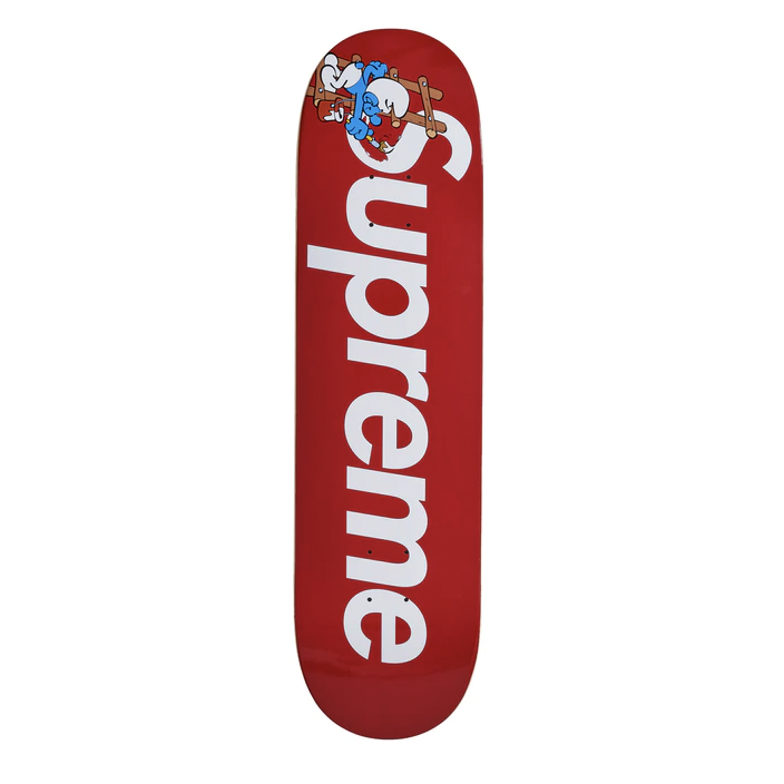 Supreme Smurfs Skateboard Red by Supreme in . Available at KershKicks for £150.00. A must-have for fans of Supreme looking to elevate their style with this Skateboard.