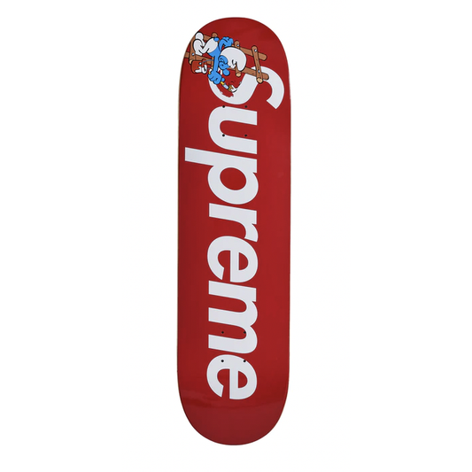 Supreme Smurfs Skateboard Red by Supreme in . Available at KershKicks for £150.00. A must-have for fans of Supreme looking to elevate their style with this Skateboard.