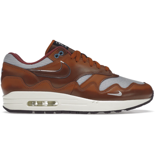 Nike Air Max 1 Patta The Next Wave Dark Russett by Nike in Shoes. Available at KershKicks for £210.00. A must-have for fans of Nike looking to elevate their style with this Shoes.