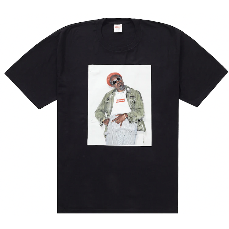 Supreme André 3000 Tee Black from Supreme