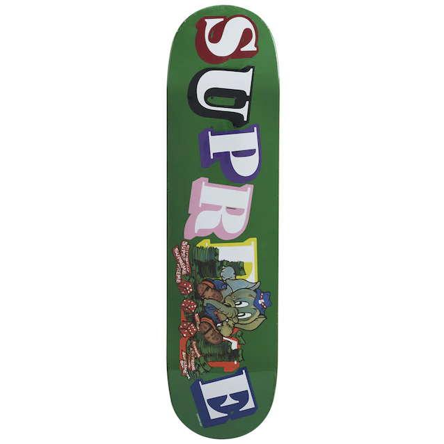 Supreme Elephant Skateboard Deck Green by Supreme in . Available at KershKicks for £110.00. A must-have for fans of Supreme looking to elevate their style with this Skateboard.