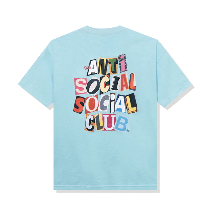 Anti Social Social Club Torn Pages Of Our Story T-shirt Blue from Anti Social Social Club