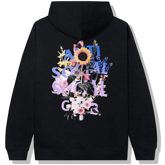 Anti Social Social Club Bouquet For The Old Days Hoodie Black by Anti Social Social Club from £150.00
