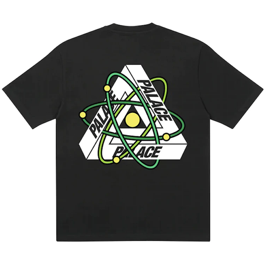 Palace Tri-Atom T-shirt Black by Palace in . Available at KershKicks for £80.00. A must-have for fans of Palace looking to elevate their style with this T-Shirt.