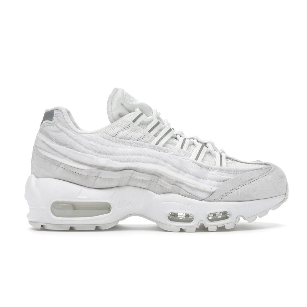 Nike Air Max 95 Comme des Garcons White by Nike in Shoes. Available at KershKicks for £400.00. A must-have for fans of Nike looking to elevate their style with this Shoes.