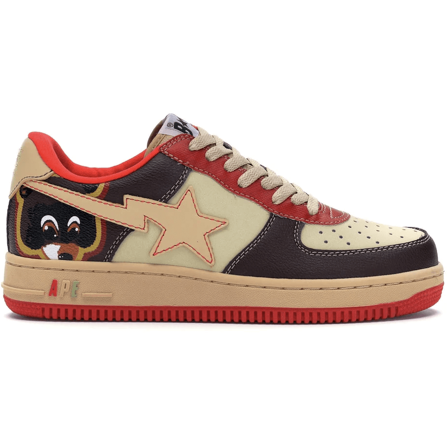 Bathing Ape Bape Sta Low Kanye West College Dropout by Kanye West in Shoes. Available at KershKicks for £7000.00. A must-have for fans of Kanye West looking to elevate their style with this Shoes.
