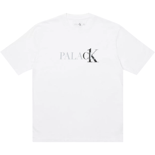 Palace x Calvin Klein Logo Tee - White by Supreme in . Available at KershKicks for £95.00. A must-have for fans of Supreme looking to elevate their style with this T-Shirt.