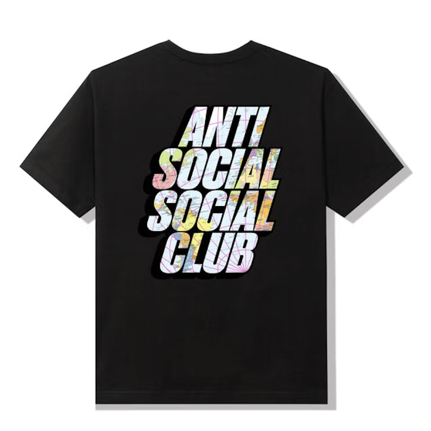 Anti Social Social Club Drop A Pin T-shirt Black from Anti Social Social Club