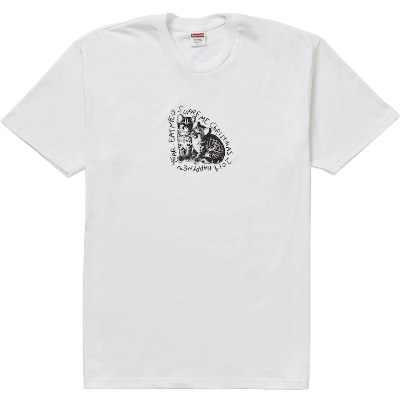 Supreme Eat Me Tee White by Supreme in . Available at KershKicks for £95.00. A must-have for fans of Supreme looking to elevate their style with this T-Shirt.