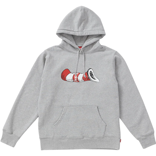 Supreme Cat in the Hat Hooded Sweatshirt Heather Grey by Supreme from £248.00