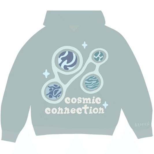 Broken Planet Market Cosmic Connection Hoodie Arctic by Broken Planet Market from £225.00