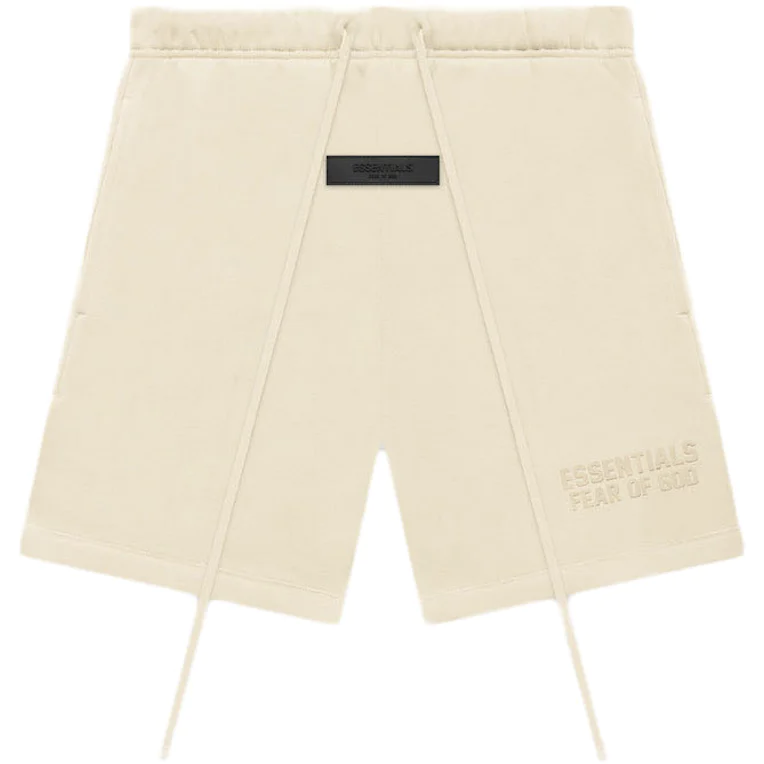 Fear of God Essentials Sweatshorts Egg Shell by Fear Of God in Shorts. Available at KershKicks for £85.00. A must-have for fans of Fear Of God looking to elevate their style with this Shorts.