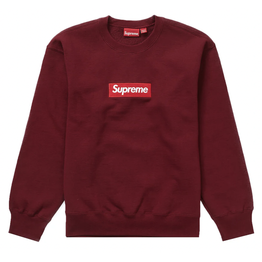 Supreme Box Logo Crewneck (FW22) Cardinal by Supreme in . Available at KershKicks for £250.00. A must-have for fans of Supreme looking to elevate their style with this Hoodie.