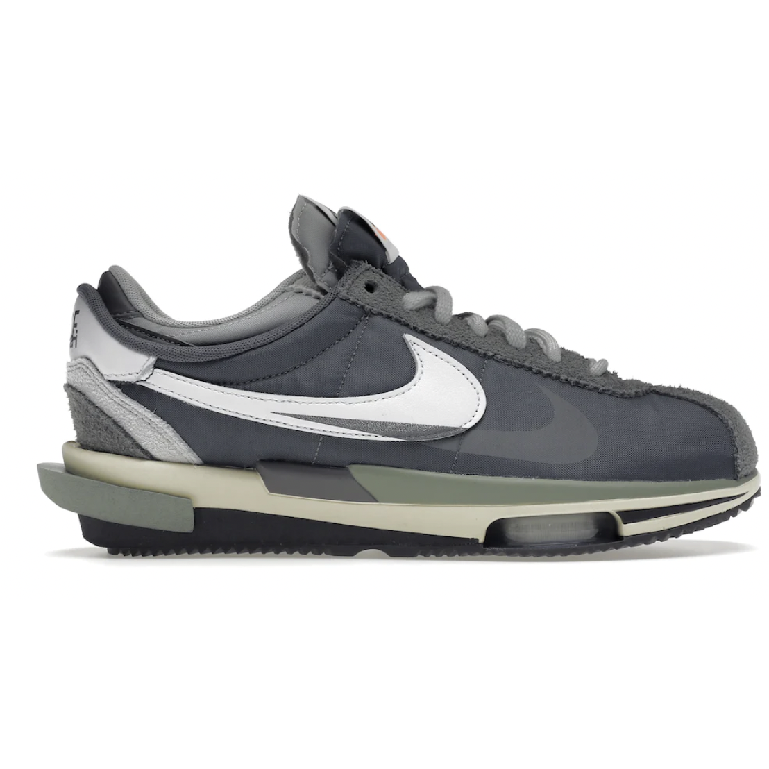 Nike Zoom Cortez SP sacai Iron Grey by Nike in Shoes. Available at KershKicks for £215.00. A must-have for fans of Nike looking to elevate their style with this Shoes.