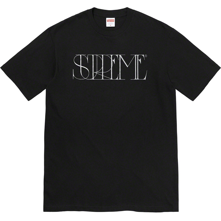 Supreme Trademark Tee Black by Supreme in . Available at KershKicks for £90.00. A must-have for fans of Supreme looking to elevate their style with this T-Shirt.