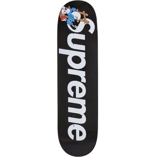 Supreme Smurfs Skateboard Black by Supreme from £125.00