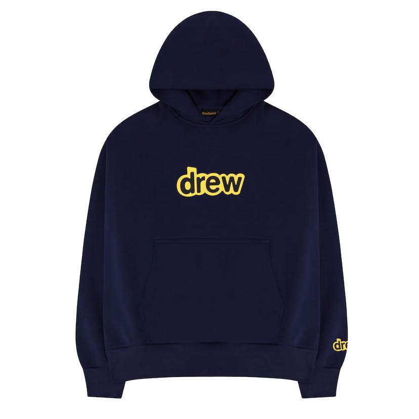drew house secret hoodie hoodie dark navy by Drew House in Clothing. Available at KershKicks for £275.00. A must-have for fans of Drew House looking to elevate their style with this Hoodie.