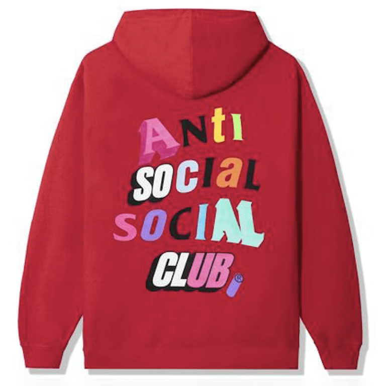Anti Social Social Club The Real Me Hoodie - Red from Anti Social Social Club