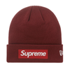 Supreme New Era Box Logo Beanie (FW22) Cardinal