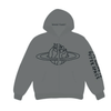 Broken Planet Market Outer Space Zip Up Hoodie Shadow Grey