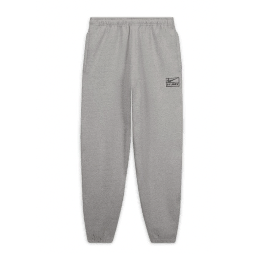 Nike x Stussy Fleece Sweatpants Grey (SS23) from Nike