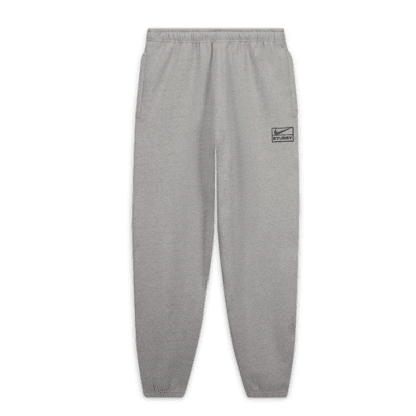 Nike x Stussy Fleece Sweatpants Grey (SS23) by Nike in Sweatpants. Available at KershKicks for £130.00. A must-have for fans of Nike looking to elevate their style with this Sweatpants.